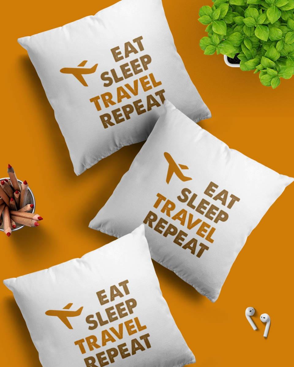 Designer Passport Cover - Eat Sleep Travel Repeat